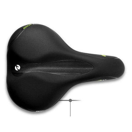 Men's DDK Memory Foam Bicycle Saddle 270 x 195mm - Black