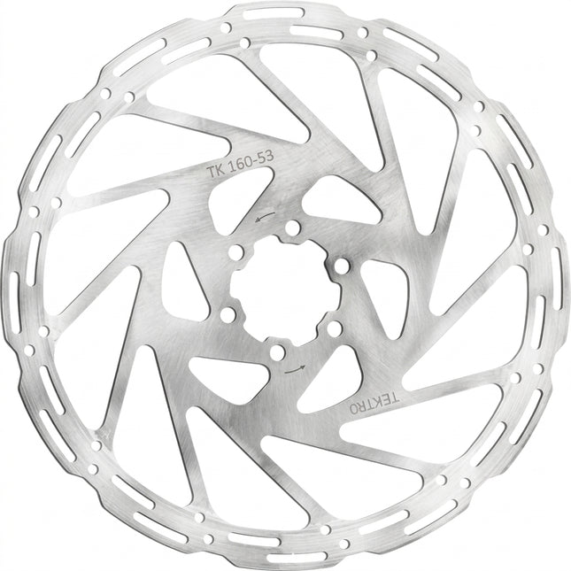 DISC ROTOR - Tektro, 160mm, T:1.8mm, stainless, w/T25 torque 6 bolts, Anti vibration rotor for 4 piston brakes