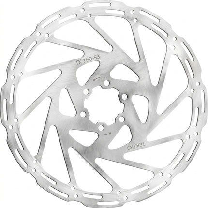 DISC ROTOR - Tektro, 180mm, TR53 T:1.8mm, stainless, w/T25 torque 6 bolts, Anti vibration rotor for 4 piston brakes