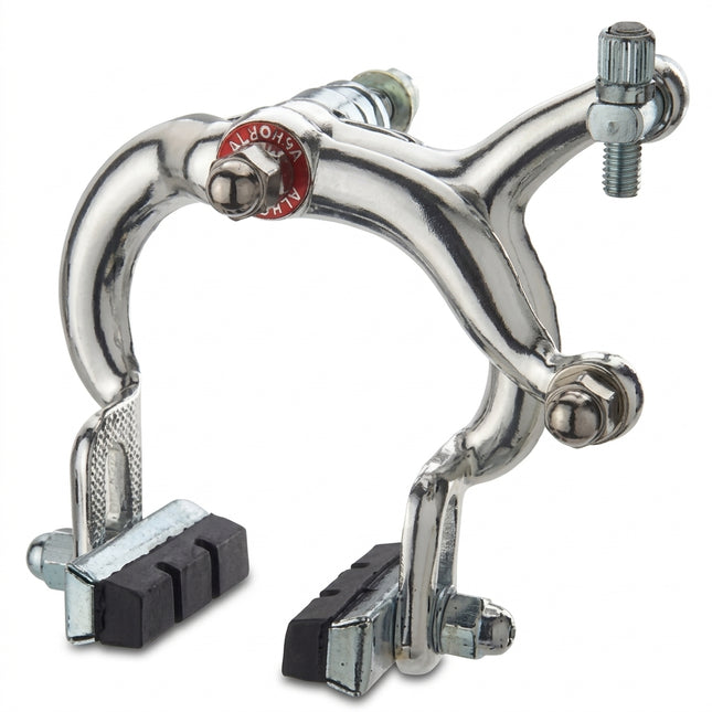 Alhonga BRAKE - Caliper Road Brake Set, 52-72mm Reach, Single Pivot, Alloy, Nutted, Silver (Front & Rear)