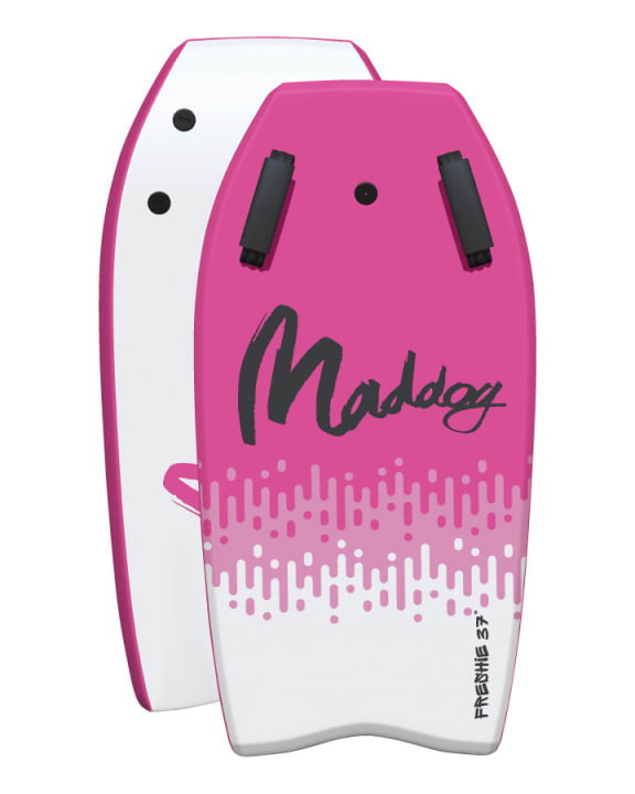 MADDOG FRESHIE BODYBOARD WITH HANDLES : MSP08 - PINK/37"