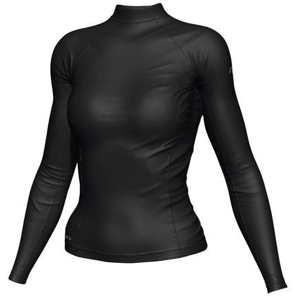 Mirage Rash Top Long Sleeve Womens Adult - Black / 10.0