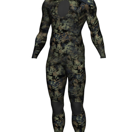Rayzor 5MM Spearo Wetsuit Adult - Camouflage / Large