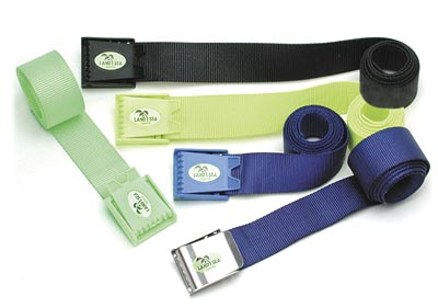 LAND & SEA - WEIGHT BELT Nylon Buckl YELLOW