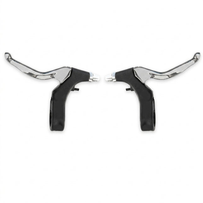 ProMax BRAKE LEVERS- U Brake Levers, Alloy, For U Brake, Black/Silver (Sold In Pairs) for 16-20" bikes
