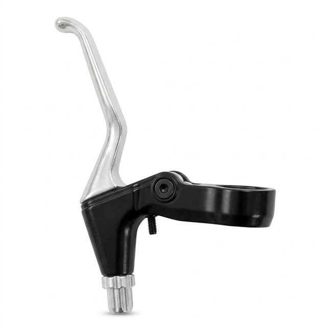 Alhonga BRAKE LEVER - V-Brake Lever, Alloy, Silver/Black (Right Hand Only)