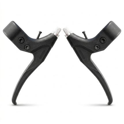 Alhonga BRAKE LEVER - For Cantilever, Resin With Steel Inserts, 4 Finger Type (Sold In Pairs) Black