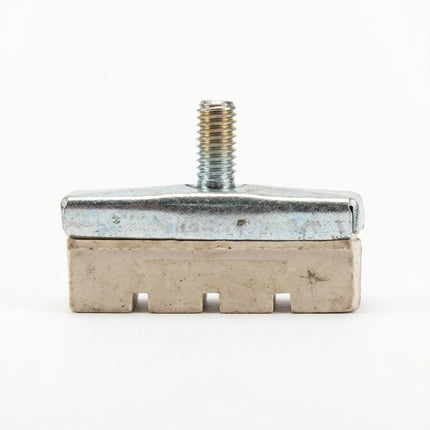 BRAKE SHOES - Caliper Brake Shoes, 8 Degrees, 40mm, WHITE W/O NUT sold as PAIR
