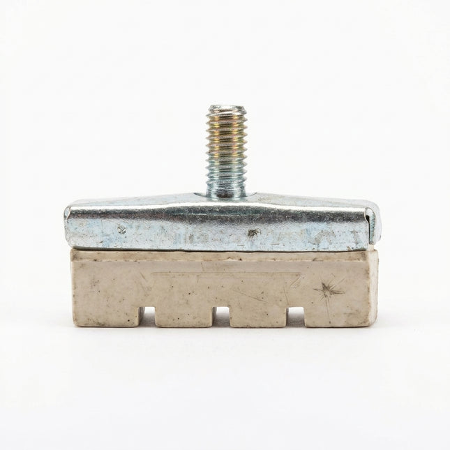 BRAKE SHOES - Caliper Brake Shoes, 8 Degrees, 40mm, WHITE W/O NUT sold as PAIR