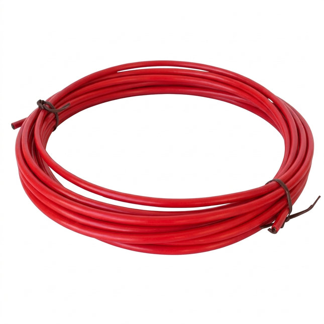 BRAKE CASING - CEX OUTER Casing, 5mm x 7.6 Metres, RED
