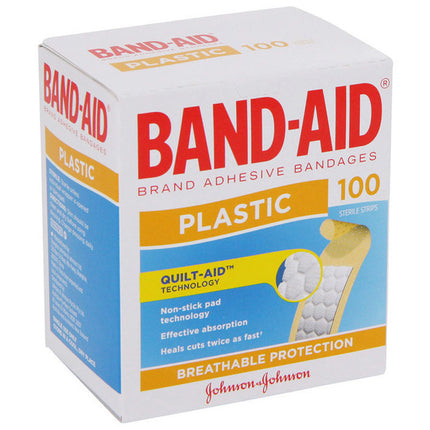J&J BANDAID PLASTIC STRIPS (100)