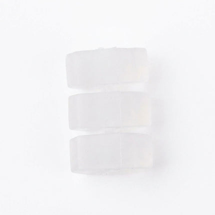 O RING/DONUT - For 1.2mm Cable, CLEAR (Bag of 20)