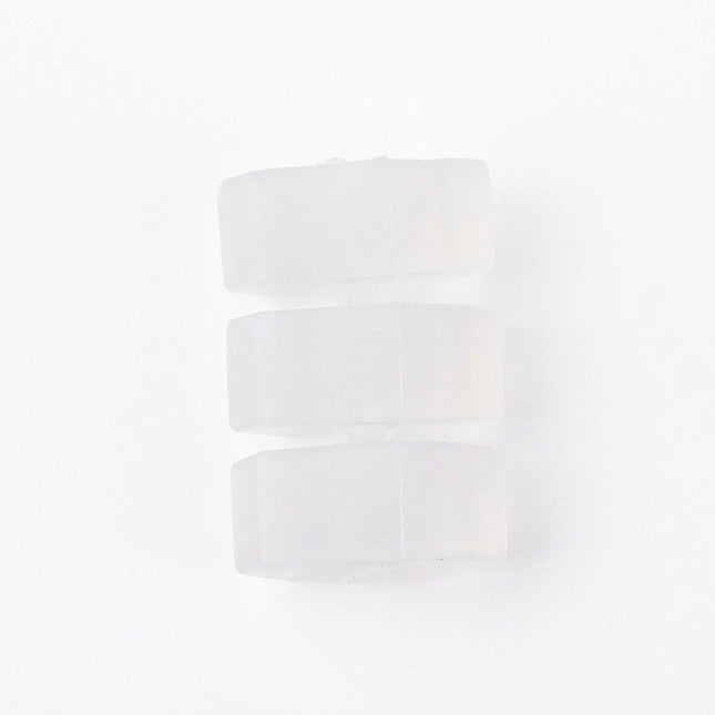 O RING/DONUT - For 1.2mm Cable, CLEAR (Bag of 20)