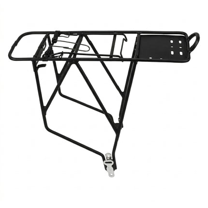 CARRIER - Rear Carrier, For 26", 700c & 29er Bikes, With Spring Bow, Fittings 15cm Long, Alloy, BLACK