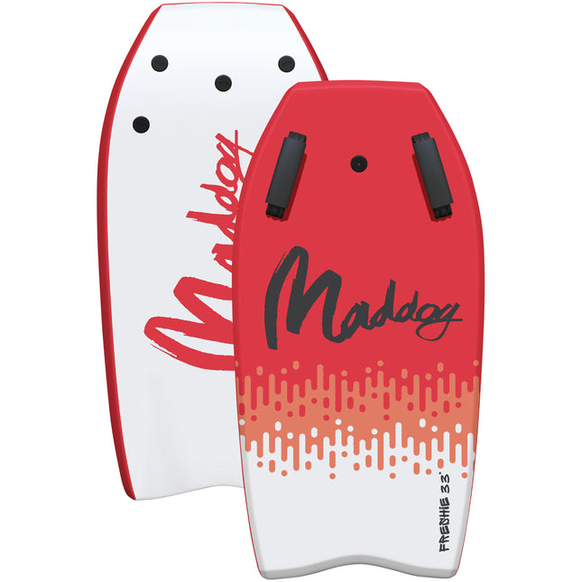 Mirage MADDOG FRESHIE BODYBOARD WITH HANDLES RED 33"