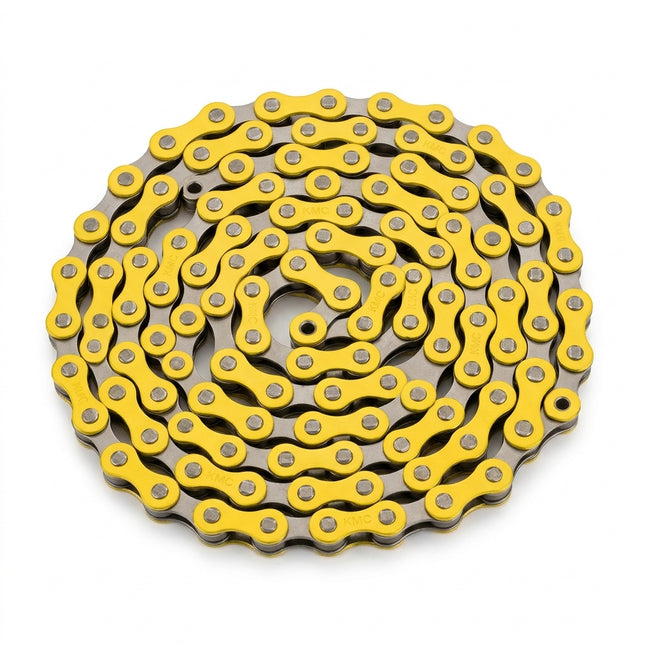 CHAIN 1/2 x 1/8 x 112L, Single Speed, Nickel, YELLOW (YBN S-410)