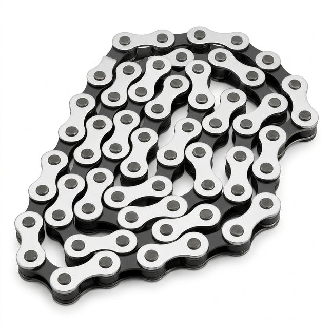 CHAIN 1/2 x 1/8 x 112L, Single Speed, Nickel, White (YBN S-410)