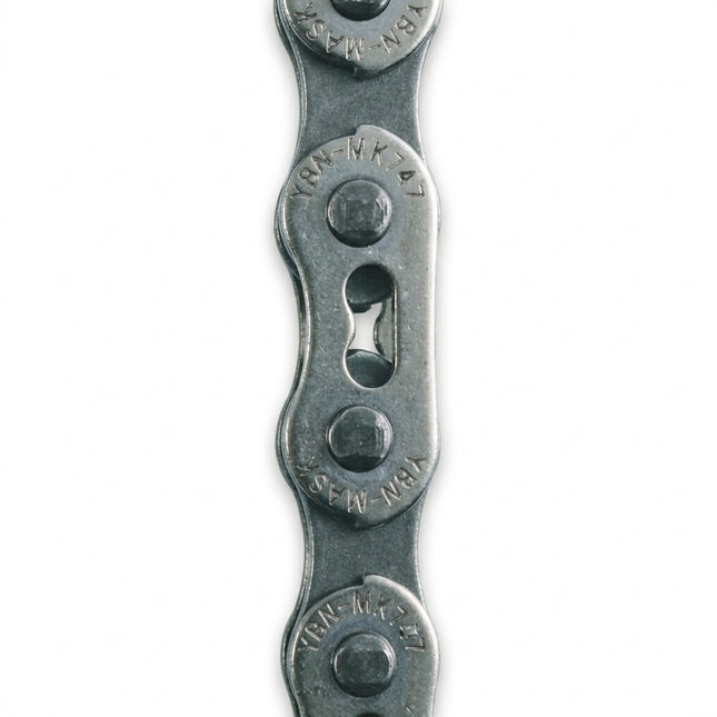 CHAIN 1/2 x 1/8 x 112L, 'KOOL TYPE CHAIN', For BMX Freestyle Bikes, Silver/GREY (YBN MK-747S)