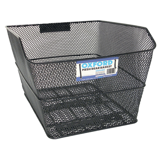 Oxford Rear Bicycle Basket - Black