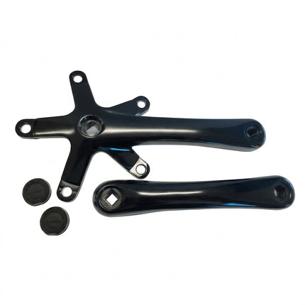 2 Piece Single Speed Crankset - 130BCD & 170mm Crank - For 103mm B.B. Black, Alloy