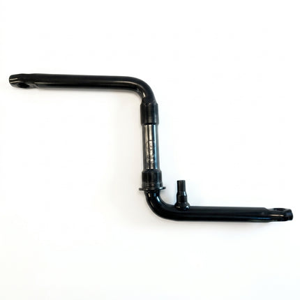 152mm - One Piece Crank With Pivot - Steel, Black