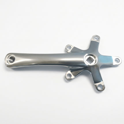 110mm BCD & 165mm Length - Right Crank Arm - Polished Silver Alloy