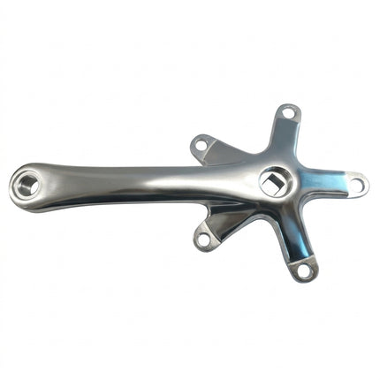 130mm BCD & 175mm Length - Right Crank Arm - Polished Silver Alloy