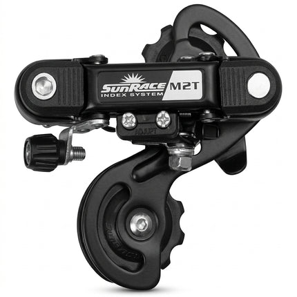 Sunrace REAR DERAILLEUR - 6/7 Speed, Short Cage, Indexed, w/o bracket, Black