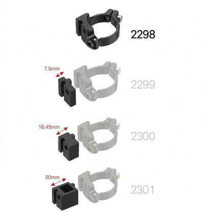 Clamp For Front Deraileur 34.9mm (incls 31.8 shim) BLACK for Shimano Direct Mount and Sram XOX9X7