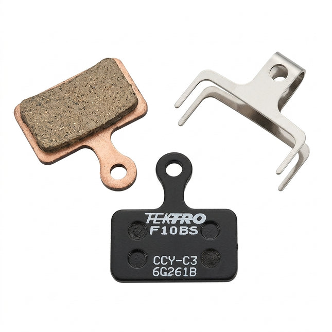 TEKTRO DISC BRAKE PADS - F10BS - For Flat Mount Caliper, HD-R510/R310, With Return Spring, . F10BS - ROAD DISC