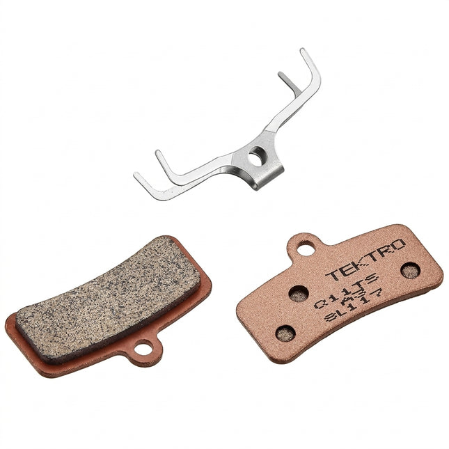 Sorry temp o/s see 8540 TEKTRO DISC BRAKE PADS - For 4 Piston Caliper with spring return, sintered type, Ti Colour., Q11TS