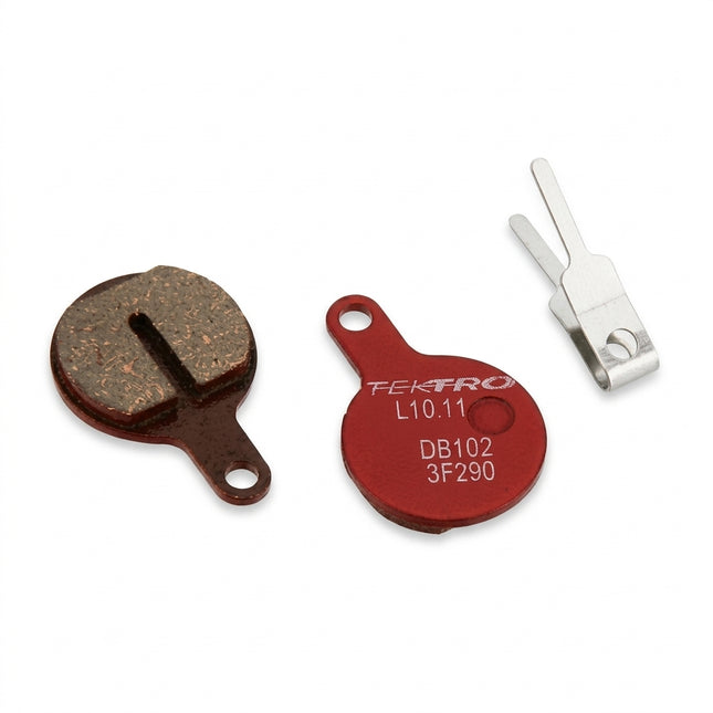 TEKTRO Pads Mechanical Disc Pair #L10.11 - 25 Qty Box, , quality Tektro Product (22.5mm backing plate)