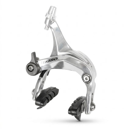 BRAKE - Caliper Road Brake, 41-57mm Reach, Dual Pivot, Alloy, Q/R, Recessed, SILVER (Front Only) Quality TEKTRO product