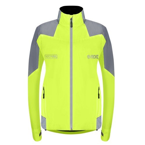 Proviz Nightrider 2.0 Women's High-Visibility Jacket - Yellow, UK 12/US 8