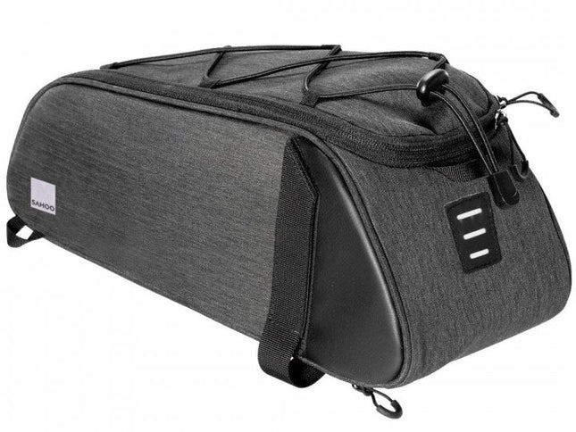 Sahoo 8L 600D Nylon Rack Top Bag - Black