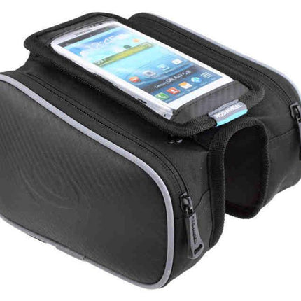 Sahoo Large Top Bar Bag with Phone Holder 19 x 11 x 5cm - Black