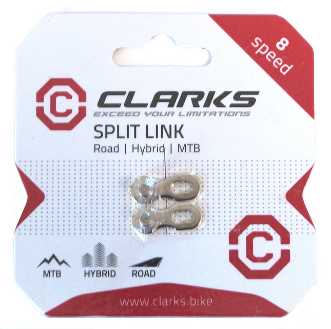 Clarks 5-8-Speed Bicycle Chain Link - Silver Single