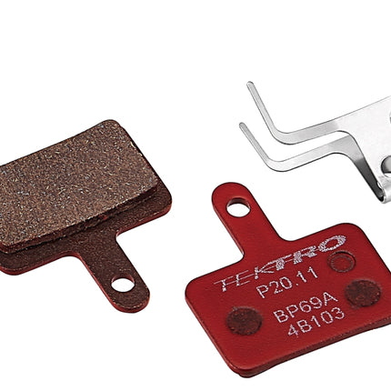 TEKTRO DISC BRAKE PADS - For ORION / AURIGA PRO / AURIGA E-TWIN, with return spring, Red, P20.11