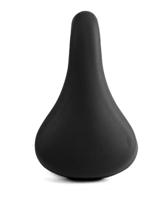 DDK Junior Bicycle Saddle - Black Vinyl Top, 240 x 130mm