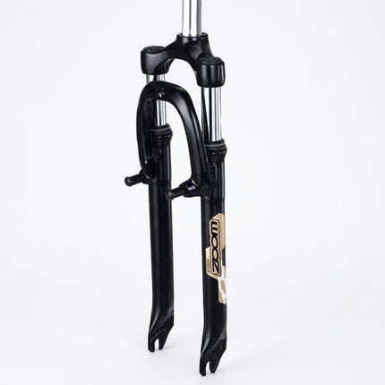 SUSPENSION FORK 24, Threaded 100mm (ID 22.2, 200mm stem, V-Brake) BLACK