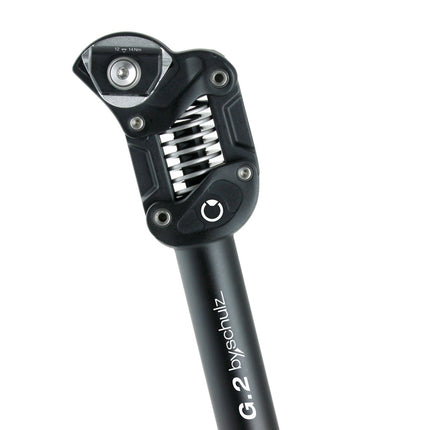 By,schulz G.2 ST Bicycle Suspension Seatpost 27.2 x 350mm - Medium 60-85kg