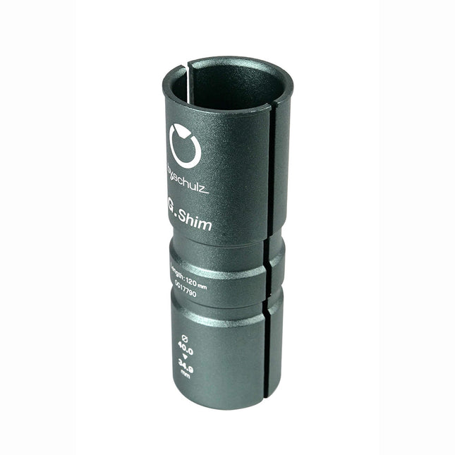 By,schulz Bicycle Seatpost Shim 33.9mm to 31.6mm x 120mm - Grey