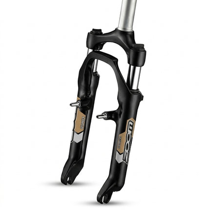 Top Gun SUSPENSION FORK 700c, Threaded 100mm, black, 1 1/8" stem 230mm, for V-brake