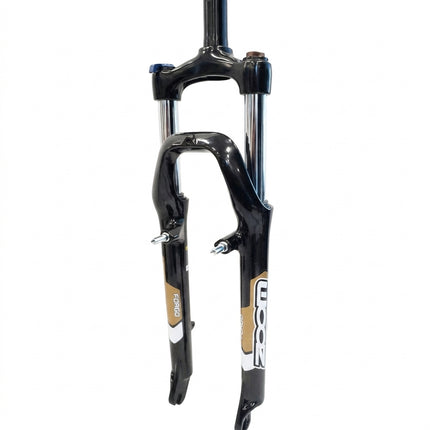 Suspension Fork, ZOOM, 29ER, mechanical lock-out, black, 1 1/8", travel 100mm, stem: 280mm Disc & V-brake