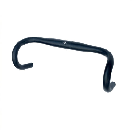 HANDLEBAR 31.8mm, 38cm Wide, 125mm Drop, 6061 Alloy, BLACK