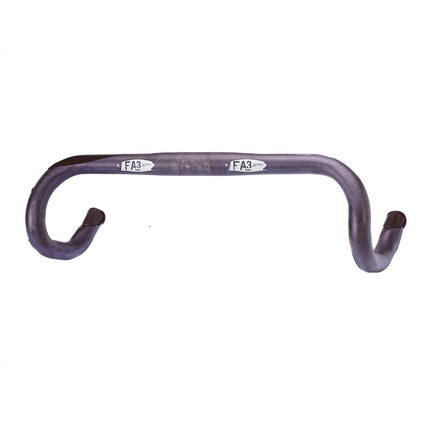 HANDLEBAR 26mm, 42cm Wide, 120mm Drop, Alloy, BLACK