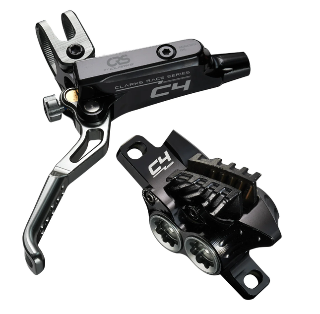 Clarks Bicycle Hydraulic Disc Brake Set - 4-Piston