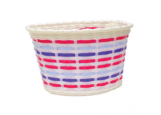 Oxford Junior Bicycle Basket - Multi Colour