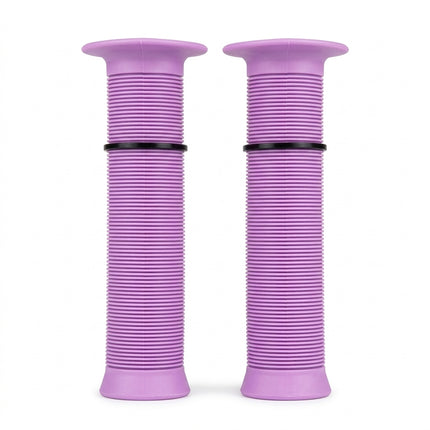DEFIANT! Grips 147mm PURPLE, Kratton rubber, open end with plugs