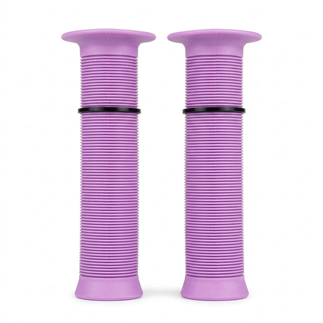 DEFIANT! Grips 147mm PURPLE, Kratton rubber, open end with plugs